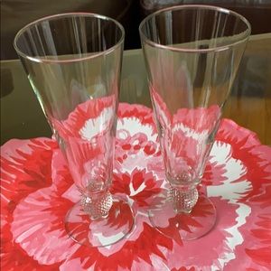 NWOT Golf ball glass drink glasses, hold 14oz ea!